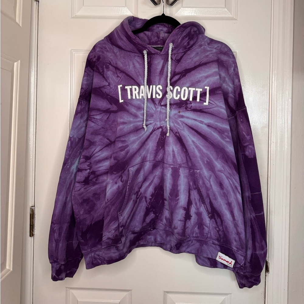 Diamond Supply Co. Purple Tie-Dye Travis Scott Hoodie